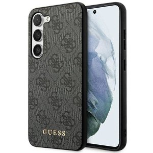 Guess GUHCS24MG4GFGR S24+ S926 czarny/black hardcase 4G Metal Gold Logo