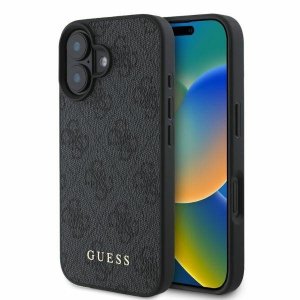 Guess GUHCP16SG4GFGR iPhone 16 6.1 czarny/black hardcase 4G Classic