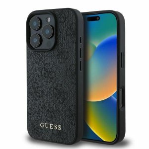 Guess GUHCP16LG4GFGR iPhone 16 Pro 6.3czarny/black hardcase 4G Classic
