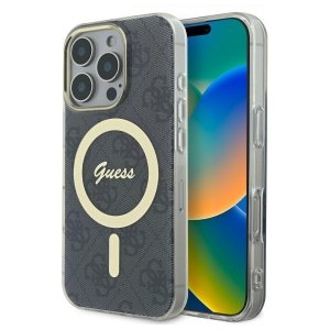 Guess GUHMP16XH4STK iPhone 16 Pro Max6.9 czarny/black hardcase IML 4G MagSafe