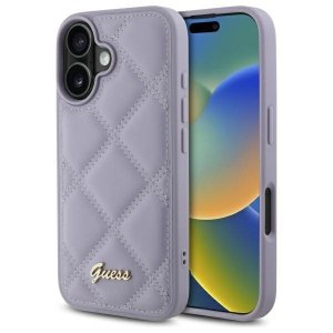 Guess GUHCP16SPSQSQSU iPhone 166.1 jasnofioletowy/light purple hardcase Quiled Metal Logo