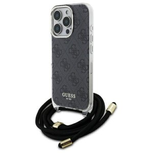 Guess GUHCP16XHC4SEK iPhone 16 Pro Max   6.9 czarny/black hardcase Crossbody Cord 4G Print