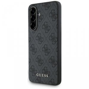 Etui Guess 4G Metal Gold Logo do Samsung Galaxy A56 czarny