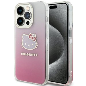 Hello Kitty HKHCP14LHDGKEP iPhone 14 Pro 6.1 różowy/pink hardcase IML Gradient Electrop Kitty Head