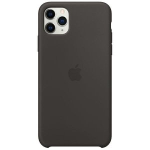 Etui Apple MX002ZE/A iPhone 11 Pro Max czarny/black Kryt pro Silicone Case