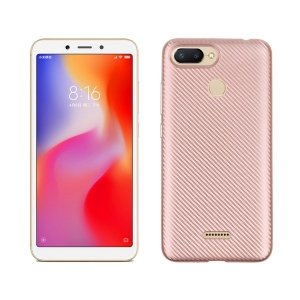 Etui Carbon Fiber Xiaomi Redmi Note 5 różowo-złoty/rose gold