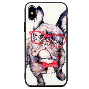 Etui Hearts Glass iPhone 5/5S/SE wzór 4 (dog)
