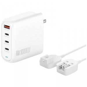 Ładowarka sieciowa 4smarts Flex Pro 100W 3xUSB-C + 1xUSB-A Travel Edition biała