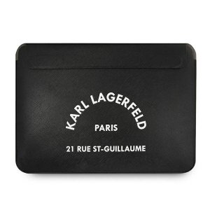 Karl Lagerfeld Sleeve KLCS16RSGSFBK 16 czarny/black Saffiano RSG