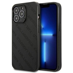 Karl Lagerfeld KLHCP13XPTLK iPhone 13 Pro Max 6,7 hardcase czarny/black Perforated Allover