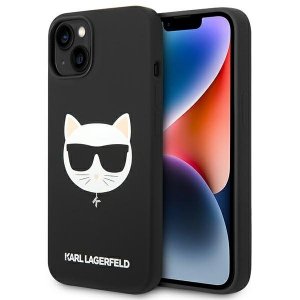 Karl Lagerfeld KLHMP14MSLCHBK iPhone 14 Plus / 15 Plus 6,7 hardcase czarny/black Silicone Choupette Head Magsafe