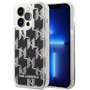 Karl Lagerfeld KLHCP14XLMNMK iPhone 14 Pro Max 6,7 hardcase czarny/black Liquid Glitter Monogram