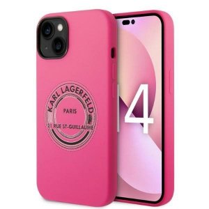 Karl Lagerfeld KLHCP14MSRSGRCF iPhone 14 Plus / 15 Plus 6,7 hardcase różowy/pink Silicone RSG
