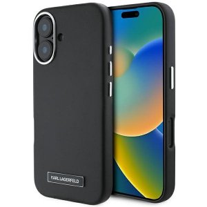 Karl Lagerfeld KLHMP16MPGMSRPK iPhone16 Plus 6.7 czarny/black hardcase FW Metal Plate MagSafe