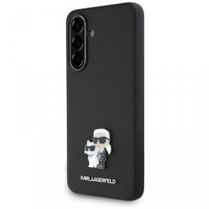 Etui Karl Lagerfeld Saffiano w/ K&C      Metal Logo do Samsung Galaxy A56 czarny