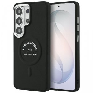 Etui Karl Lagerfeld Embossed Ring RSG    Logo MagSafe do Samsung Galaxy S26 Ultra czarny