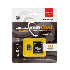 Karta pamięci microSD 32GB Imro+ adp 10C UHS-3