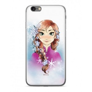 Etui Disney™ Anna 001 iPhone 5/5S/SE biały/white DPCANNA041 Kraina Lodu/Frozen