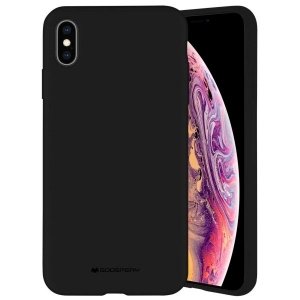 Mercury Silicone iPhone 15 Pro Max 6,7 czarny/black