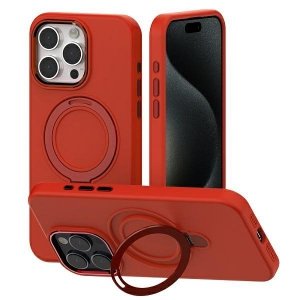 Mercury MagSafe Stand Silicone iPhone 15 / 14 / 13 6,1 czerwony /red