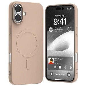 Mercury MagSafe Semi-Silicone iPhone 16Plus 6,7 różowo-piaskowy /pink sand