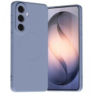 Etui Mercury Semi-Silicone MagSafe do    Samsung Galaxy S26+ lawendowa szarość