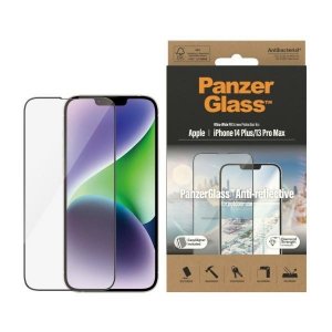 PanzerGlass Ultra-Wide Fit iPhone 14 Plus / 13 Pro Max 6,7 Screen Protection Anti-reflective Antibacterial Easy Aligner In