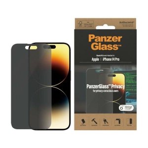 PanzerGlass Classic Fit iPhone 14 Pro 6,1 Privacy Screen Protection Antibacterial P2768