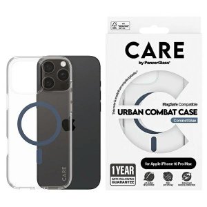 Etui CARE by PanzerGlass Flagship Case   iPhone 16 Pro Max 6,9 niebieski/blue MagSafe 1368