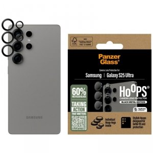 Szkło hartowane na obiektyw PanzerGlass  Hoops Lens Protector do Samsung Galaxy S25 Ultra czarny