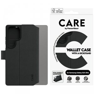 Etui CARE by PanzerGlass Feature Wallet  Kickstand do Samsung Galaxy S25 Ultra czarny