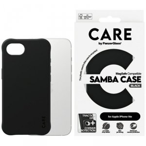 Etui CARE by PanzerGlass Fashion MagSafe do iPhone 16e czarny