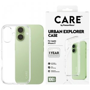Etui CARE by PanzerGlass Flagship Urban  Explorer w. Clear Frame do iPhone 17 przezroczysty