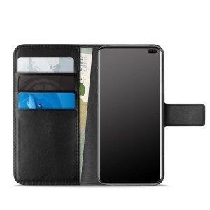 Puro Booklet Wallet Samsung S10 Plus G975 czarny/black z kiesz.+stand SGS10PBOOKC4BLK