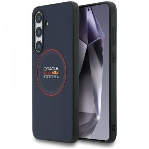 Etui Red Bull Meshed Red Ring MagSafe do Samsung Galaxy S25 FE granatowy