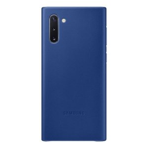 Etui Samsung EF-VN970LL Note 10 N970 niebieski/blue Leather Cover
