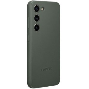 Etui Samsung EF-VS916LG S23+ S916 zielony/green Leather Cover