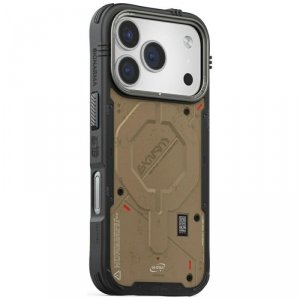 Etui Skinarma Vigor MagSafe do iPhone 17 Pro kamienny