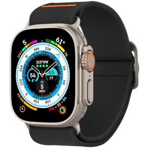 Spigen Fit Lite Apple Watch 4/5/6/7/SE/Ultra 42/44/45/49 mm czarny/black AMP05983