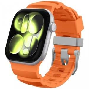 Pasek Spigen WBS2 do Apple Watch         8/9/10/11/SE/Ultra (44/45/46/49mm) pomarańczowy