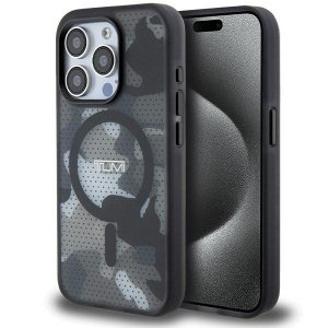 Tumi TUHMP15LTCAMK iPhone 15 Pro 6.1 czarny/black hardcase Frosted Camo Print MagSafe