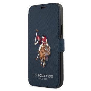 US Polo USFLBKP12LPUGFLNV iPhone 12 Pro Max 6,7 granatowy/navy book Polo Embroidery Collection