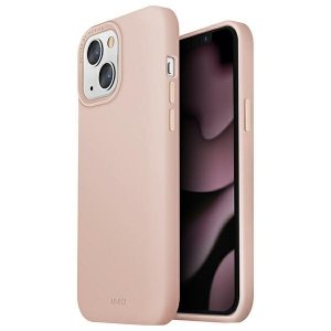 UNIQ etui Lino Hue iPhone 13 / 14 / 15 6,1 różowy/blush pink MagSafe