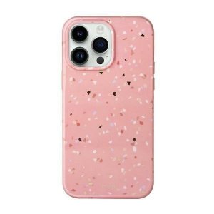 UNIQ etui Coehl Terrazzo iPhone 14 Pro Max 6,7 różowy/coral pink