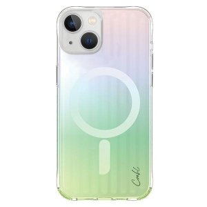 UNIQ etui Coehl Linear iPhone 15 / 14 / 13 6.1 Magnetic Charging opal/iridescent