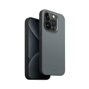 UNIQ etui Lyden DS iPhone 15 Pro Max6.7 Magclick Charging niebiesko-czarny/washed blue-black