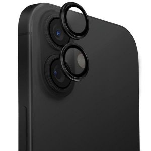 UNIQ Optix Aluminium Camera LensProtector iPhone 16 6.1 / 16 Plus 6.7 midnight black szkło na obiektyw aparatu z apl