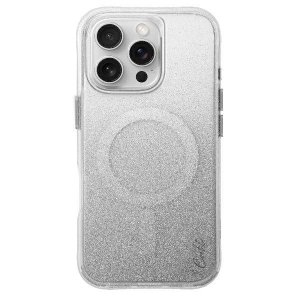 UNIQ etui Coehl Lumino iPhone 16 Pro Max6.9 Magnetic Charging srebrny/sparkling silver