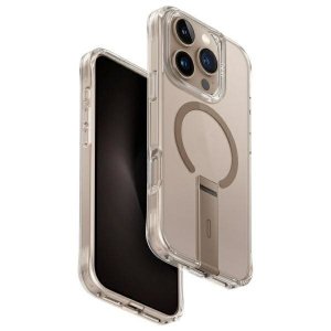 UNIQ etui Eleva with Vertica Stand       iPhone 16 Pro Max 6.9 złoty/taupe gold