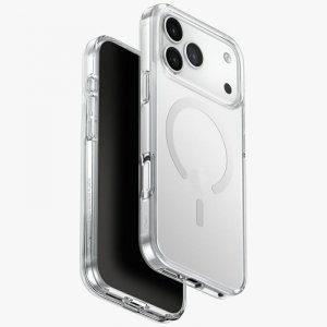 Etui UNIQ Clario do iPhone 17 Pro Max    Magclick Charging przezroczysty